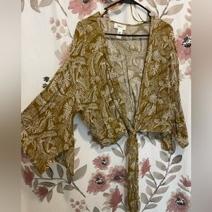 Boho beach coverup/summer top